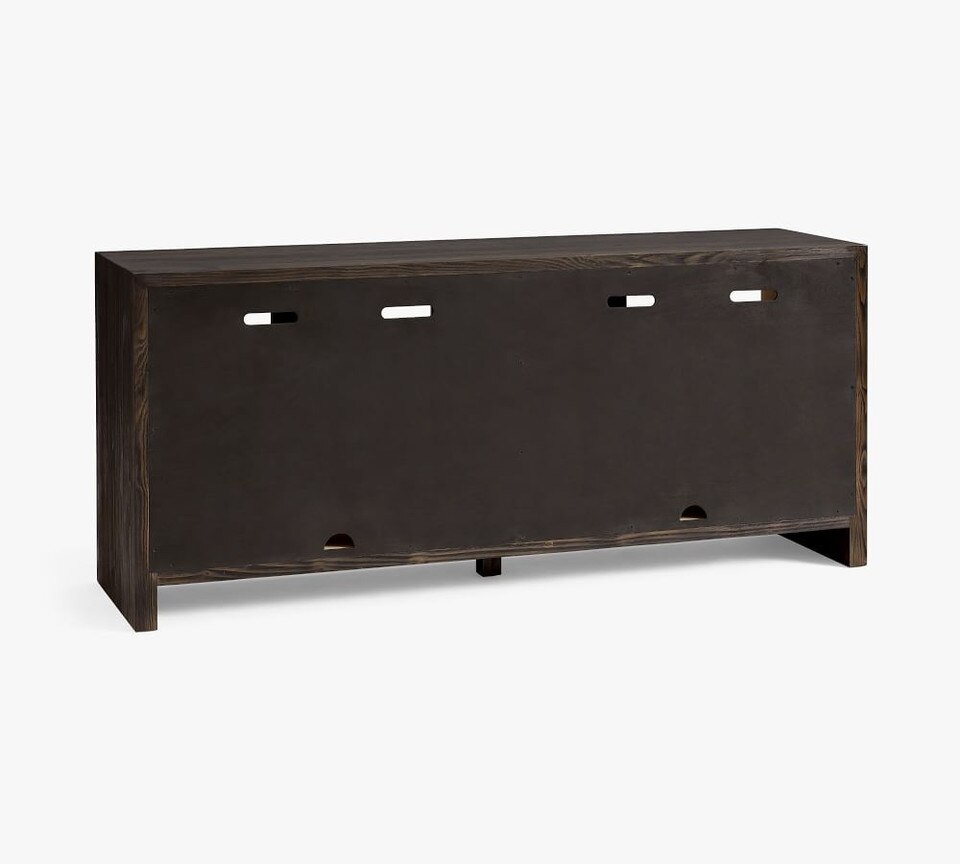 Folsom 185 cm Glass Media Console Pottery Barn Australia